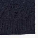 Round Neck Diamond Knit Sweater