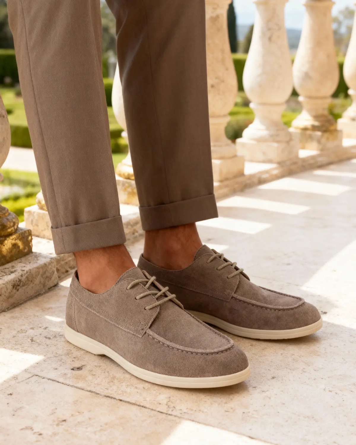 Luxury Suede Lace-Up Shoes