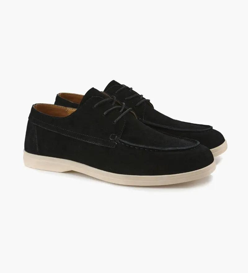 Luxury Suede Lace-Up Shoes