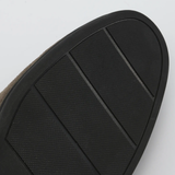 Quality Suede Moccasins - Black Soles