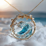 Vintage Ocean Orca Necklace