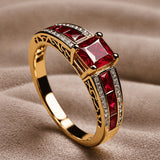 Crown Ruby Heritage Ring