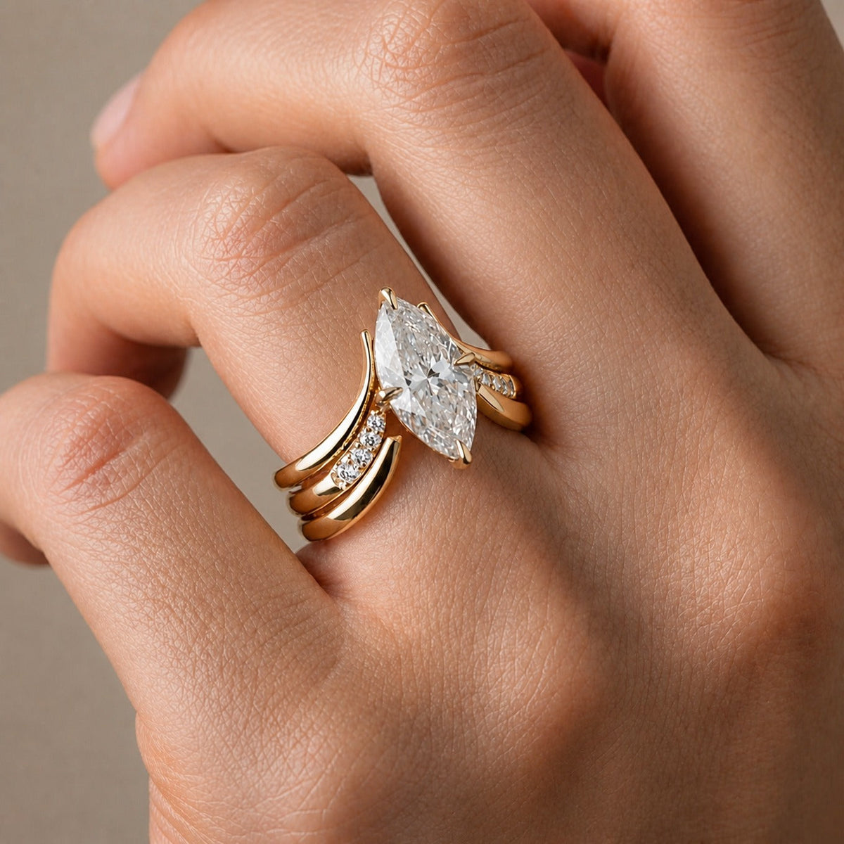 Gold Crown Ring