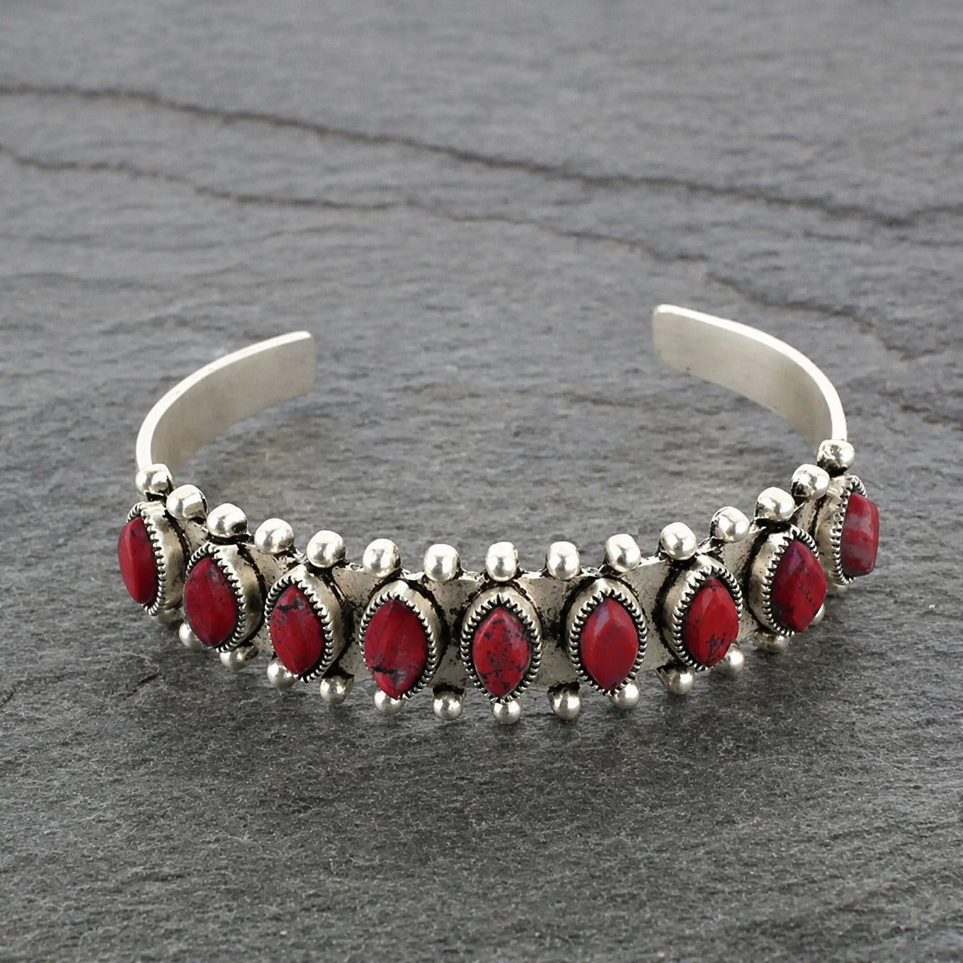 Heritage Silver Stone Bracelet