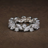 Eternal Clarity Ring with Vintage Marquise Crystals