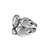 Two-Tone Stacking Ring Gold Silver