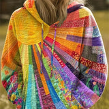 Aygoura | Colourful Patchwork Hoodie
