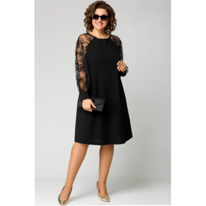 Elara | Plus Size Elegant Lace Dress