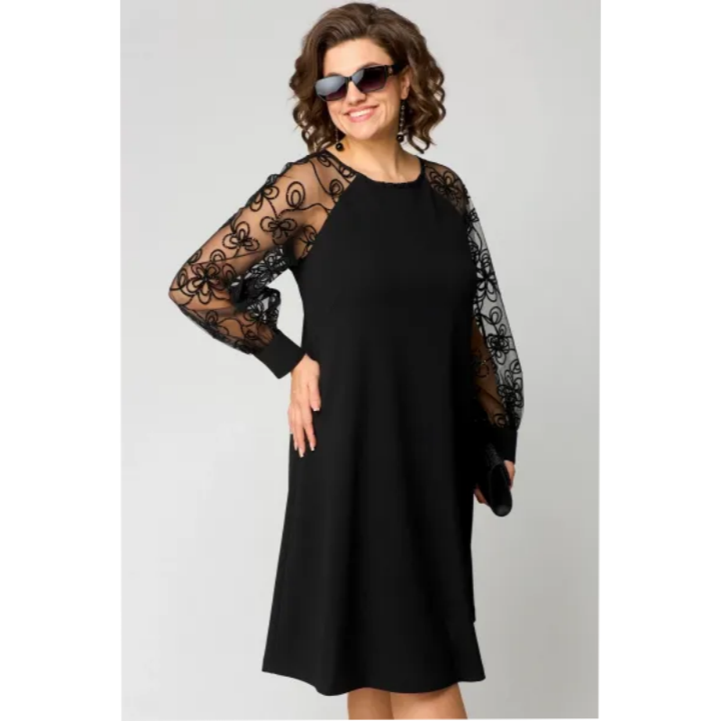 Elara | Plus Size Elegant Lace Dress