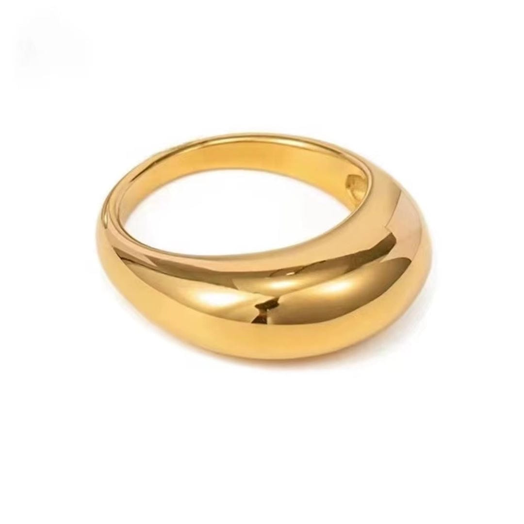 Timeless Golden Arch Ring