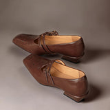 Marisol | Mary Jane Shoe with Two Straps and Broguing