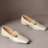 Marisol | Mary Jane Shoe with Two Straps and Broguing