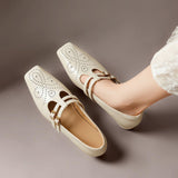 Marisol | Mary Jane Shoe with Two Straps and Broguing