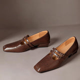 Marisol | Mary Jane Shoe with Two Straps and Broguing