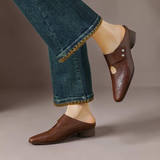 Olga | Authentic Leather Clogs