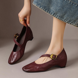 Quira | Mary Jane Shoe with Round Toe