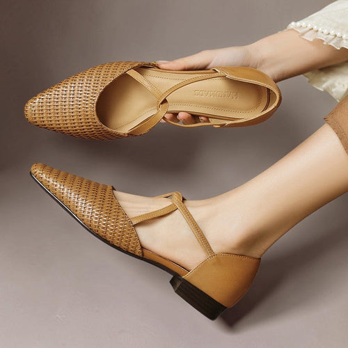 Dona | Authentic Leather Heels