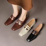 Marisol | Mary Jane Shoe with Two Straps and Broguing