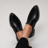 Zofia | Black Loafers with Tassel